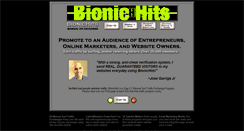 Desktop Screenshot of bionichits.com