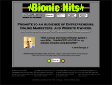 Tablet Screenshot of bionichits.com